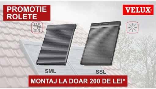 Montaj roleta Velux la doar 200 lei? Cum obtin aceasta reducere?