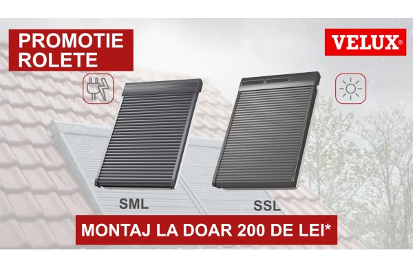 Montaj roleta Velux la doar 200 lei? Cum obtin aceasta reducere?