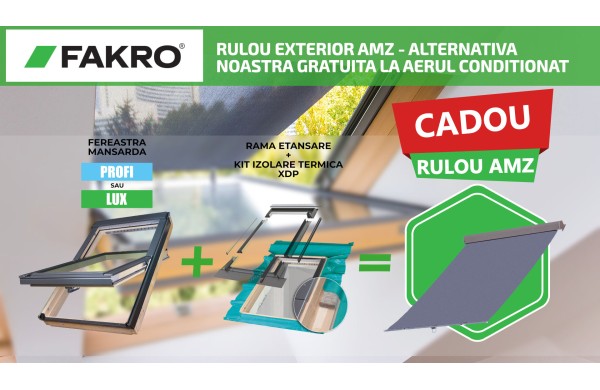 Vara aceasta, Fakro in parteneriat cu Deposib aduce racoarea si eficienta energetica gratuit in casa ta!