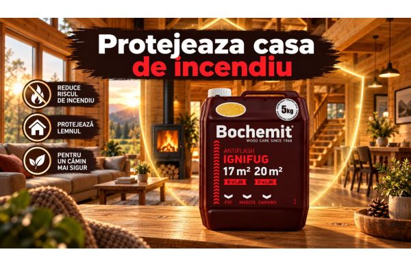 Ignifugare lemn: cum iti protejezi casa si reduci riscul de propagare a incendiului