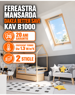 Fereastra mansarda DAKEA BETTER SAFE KAV B1000