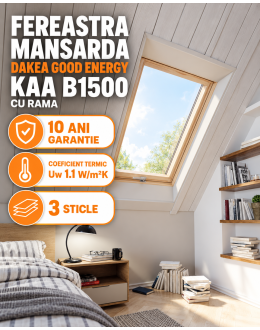 Fereastra mansarda + rama DAKEA GOOD ENERGY KAA B1500