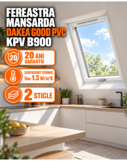 Fereastra mansarda DAKEA GOOD PVC KPV B900 
