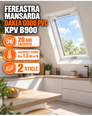Fereastra mansarda DAKEA GOOD PVC KPV B900 