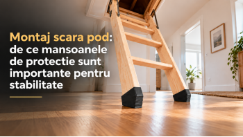 Montaj scara pod: de ce mansoanele de protectie sunt importante pentru stabilitate