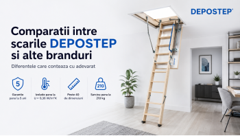Comparatii intre scarile DEPOSTEP si alte branduri. Diferentele care conteaza fac diferenta!