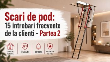 Scari de pod si mansarda: 15 intrebari frecvente de la clienti – Partea 2