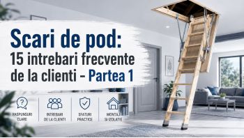Scari de pod si mansarda: 15 intrebari frecvente de la clienti – Partea 1