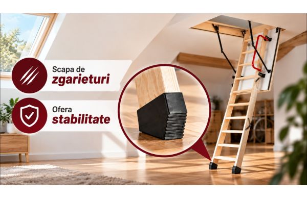 Montaj scara pod: scapa de zgarieturile pe podea si obtine mai multa stabilitate