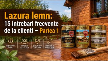 Lazura lemn: 15 intrebari frecvente de la clienti – Partea 1
