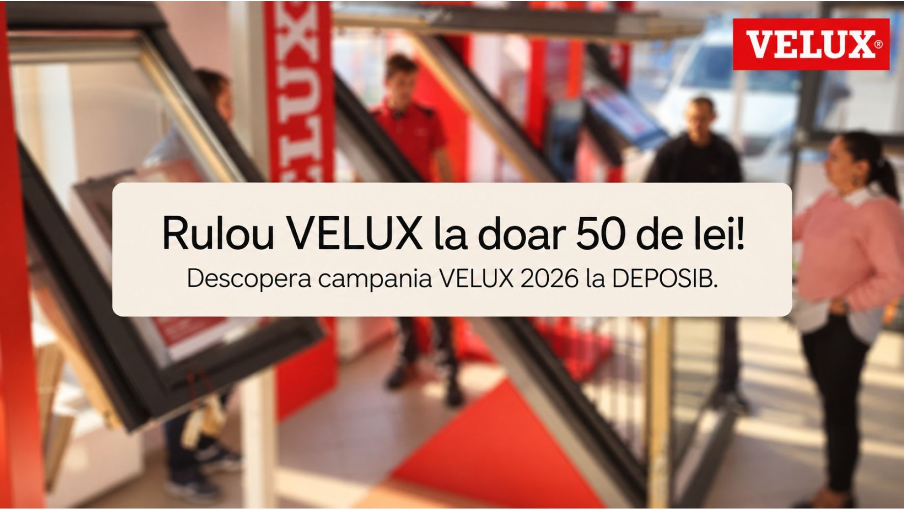 DEPOSIB participa la campania VELUX 2026: un motiv in plus sa iti amenajezi mansarda!