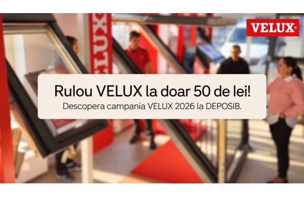 DEPOSIB participa la campania VELUX 2026: un motiv in plus sa iti amenajezi mansarda!