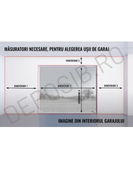 Usa de garaj Optimal 40, RAL 7016, gri antracit 2500x2125