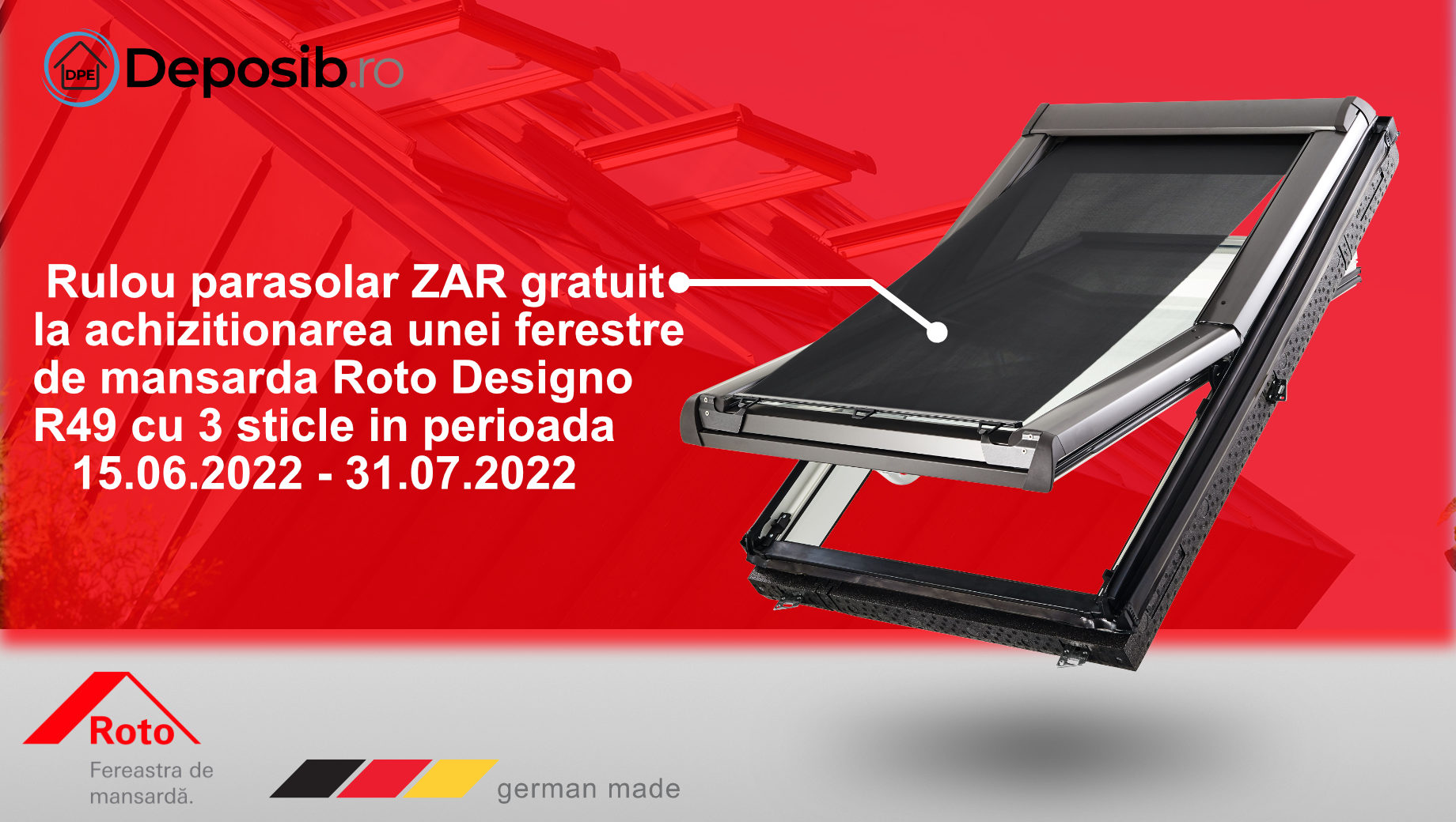 Promotie Roto Designo R49 – Rulou Exterior ZAR Gratuit