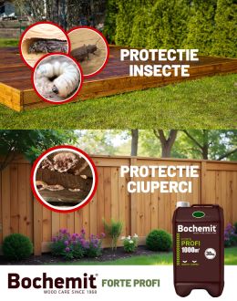 BOCHEMIT FORTE PROFI VERDE - protectie lemn in contact cu solul 2X30KG
