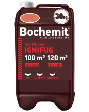 Solutie ignifugare lemn BOCHEMIT ANTIFLASH 30KG MARO, B-s1 d0, C-s1 d0