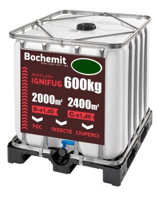 Solutie ignifugare lemn Bochemit Antiflash 600 kg - verde