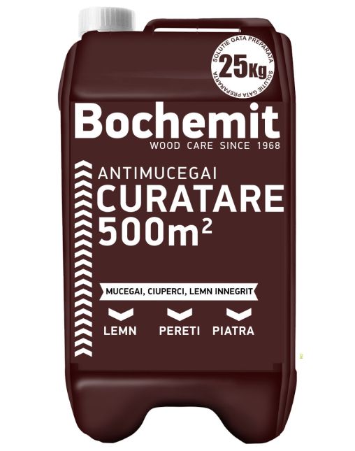 Solutie antimucegai si curatare lemn innegrit BOCHEMIT ANTIMUCEGAI 25KG