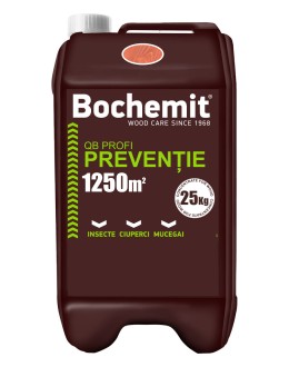 Solutie protectie preventiva lemn Bochemit QB Profi 25Kg, maro, concentrat, 1250m2, anti insecte, ciuperci si mucegai. Uz Industrial.