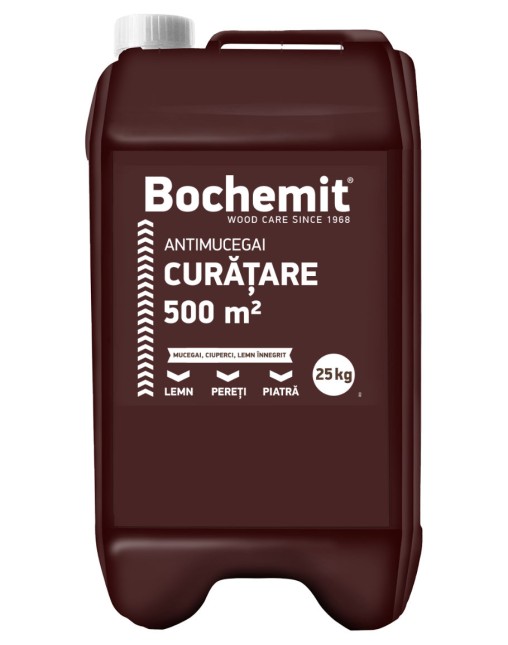 Solutie antimucegai si lemn innegrit Bochemit Antimucegai 25Kg, 500m2, efect dezinfectant