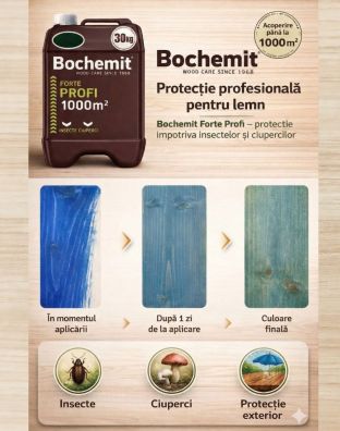 BOCHEMIT FORTE PROFI VERDE - protectie lemn in contact cu solul 600KG