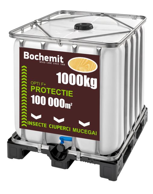 Grund lemn Bochemit OPTI F+t 1000 Kg TRANSPARENT, anti carii, ciuperci si mucegai