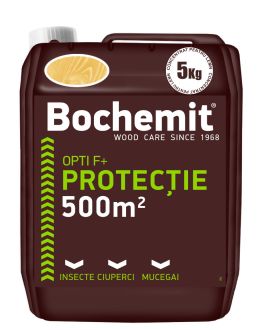Grund lemn BOCHEMIT OPTI F+t 5KG TRANSPARENT, anti insecte, ciuperci si mucegai