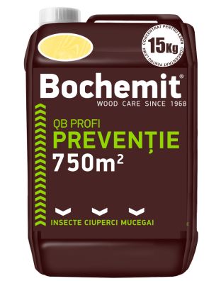 Solutie tratare preventiva lemn BOCHEMIT QB PROFI GALBEN 15KG
