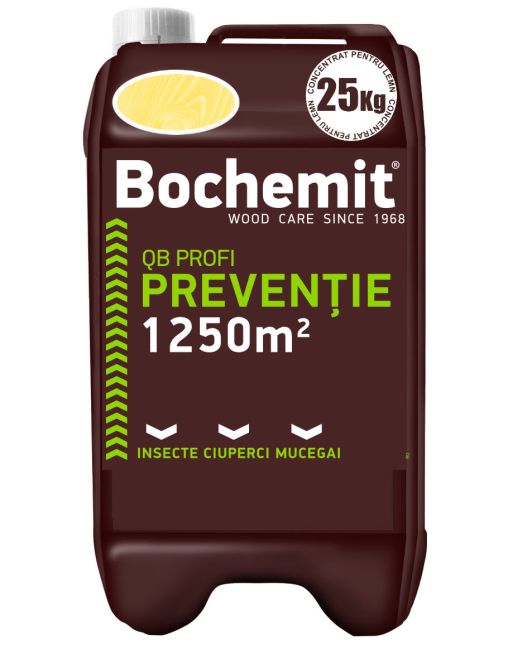Solutie tratare preventiva lemn BOCHEMIT QB PROFI GALBEN 25KG