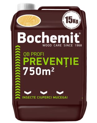  Solutie tratare preventiva lemn BOCHEMIT QB PROFI TRANSPARENT 15KG