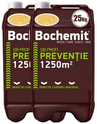 Solutie tratare preventiva lemn BOCHEMIT QB PROFI TRANSPARENT 2X25KG