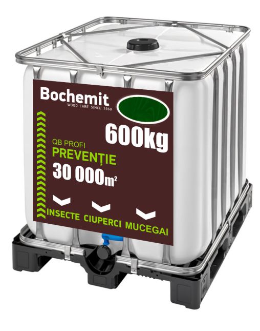 Solutie tratare preventiva lemn BOCHEMIT QB PROFI VERDE 600KG