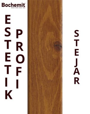 Lazura lemn BOCHEMIT ESTETIK PROFI 0.8L STEJAR, protectie avansata UV