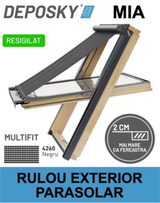 PRODUS RESIGILAT - Rulou exterior anti-caldura parasolar DEPOSKY MIA 66x118
