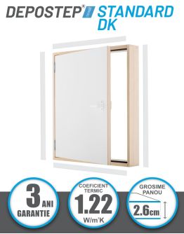 Usa vizitare perete termoizolatoare DEPOSTEP STANDARD DK 