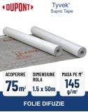 Folie anticondens si difuzie cu banda adeziva DUPONT TYVEK SUPRO TAPE