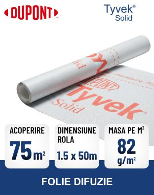 Folie anticondens si difuzie DUPONT TYVEK SOLID