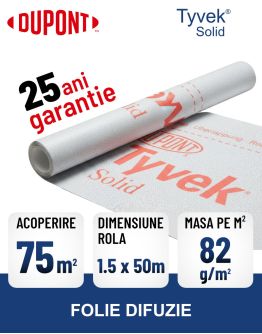 Folie anticondens si difuzie DUPONT TYVEK SOLID