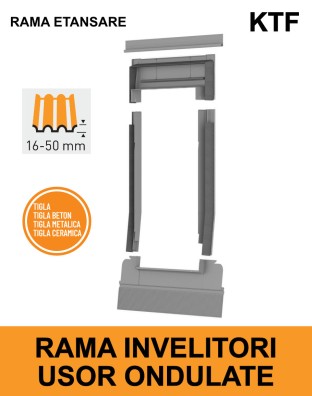 Rame etansare pentru invelitori usor ondulate  KTF