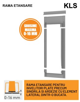 Rame de etansare pentru sindrila si ardezie KLS