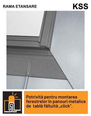 Rame de etansare pentru tabla faltuita DAKEA KSS