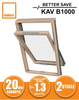 Fereastra mansarda DAKEA BETTER SAFE KAV B1000