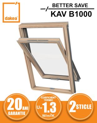 Fereastra mansarda DAKEA BETTER SAFE KAV B1000