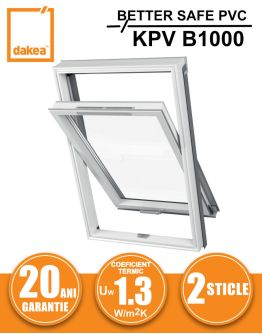 Fereastra mansarda DAKEA BETTER SAFE PVC KPV B1000