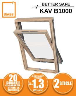 Fereastra mansarda DAKEA BETTER SAFE KAV B1000