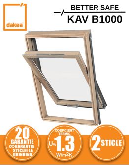 Fereastra mansarda DAKEA BETTER SAFE KAV B1000