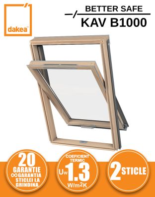 Fereastra mansarda DAKEA BETTER SAFE KAV B1000