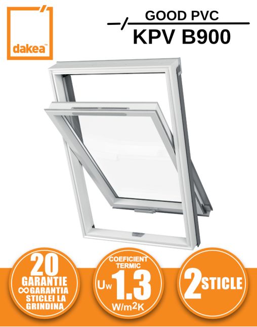 Fereastra mansarda DAKEA GOOD PVC KPV B900 