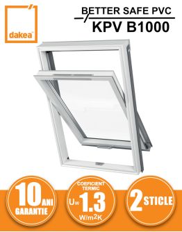 Fereastra mansarda DAKEA BETTER SAFE PVC KPV B1000