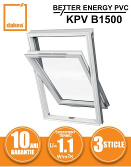 Fereastra mansarda DAKEA BETTER ENERGY PVC KPV B1500